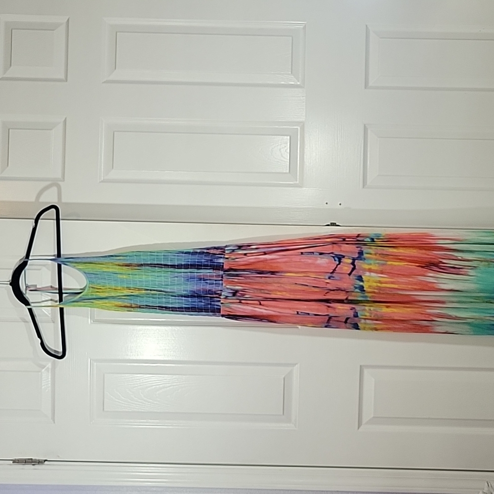 Forever 21 beach tie-dye maxi dress